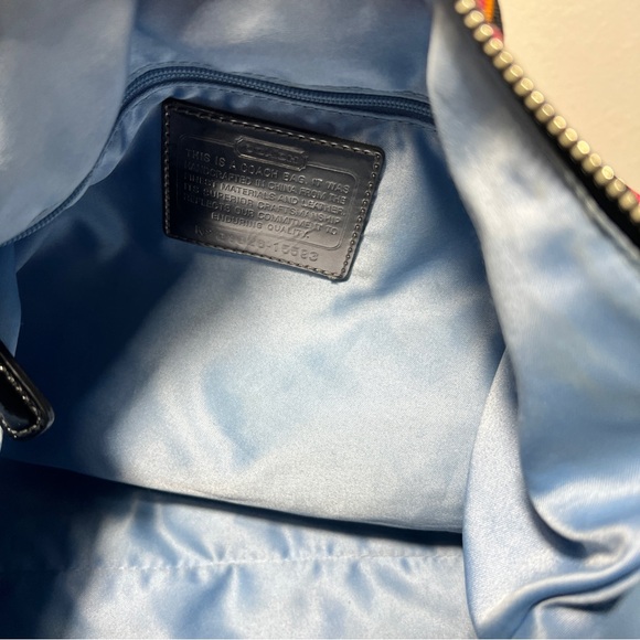 COACH Poppy Graphic Blossom Shoulder/Hand Bag - Picture 8 of 11